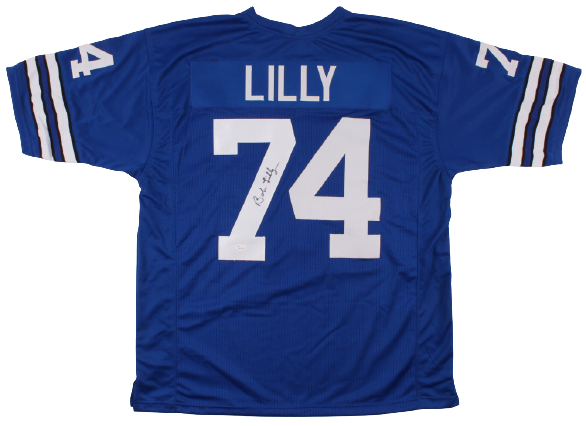 Lot Detail - Bob Lilly Autographed Dallas Cowboys White Jersey (JSA)