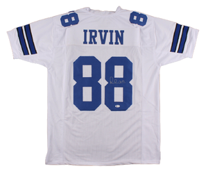 Michael Irvin Signed Cowboys Jersey Inscribed Playmaker